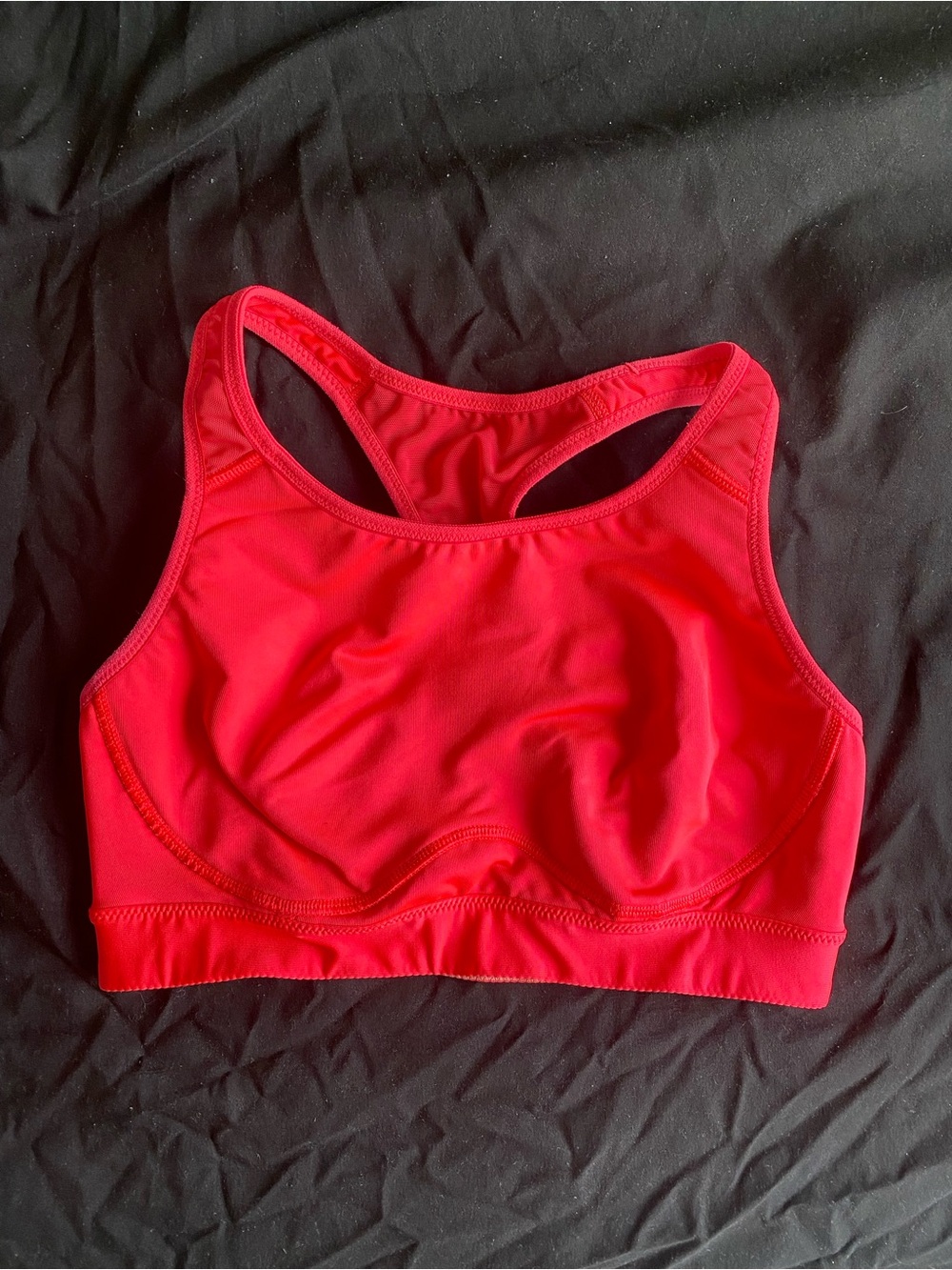 Old Navy Bright Red Racerback Sports Bra